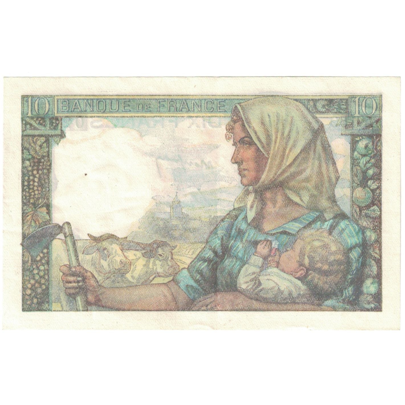 Frankrijk, 10 Francs, Mineur, 1947, A.159 02953, NIEUW, Fayette:8.19, KM:99f