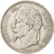 France, Napoléon III, 5 Francs, 1867, Paris, TTB, Argent, Gadoury 739