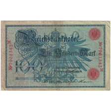 Geldschein, Deutschland, 100 Mark, KM:34, SGE