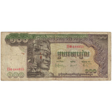 Banknote, Cambodia, 100 Riels, KM:8a, VG(8-10)