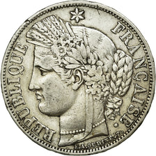 Monnaie, France, Cérès, 5 Francs, 1849, Paris, TB+, Argent, KM:761.1