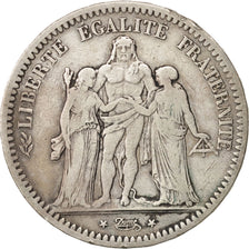Coin, France, Hercule, 5 Francs, 1848, Paris, VF(30-35), Silver, KM:756.1