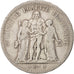 France, Hercule, 5 Francs, 1849, Paris, TB, Argent, KM:756.1, Gadoury:683