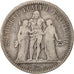 France, Hercule, 5 Francs, 1849, Paris, VF(20-25), Silver, KM:756.1, Gadoury:683