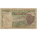 Banknote, West African States, 500 Francs, KM:710Kb, VF(20-25)