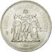 Coin, France, Hercule, 50 Francs, 1976, Paris, MS(60-62), Silver, KM:941.1