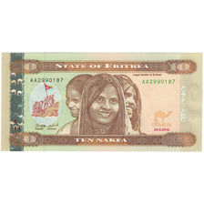 Banknote, Eritrea, 10 Nakfa, 2012, 2012-05-24, KM:3, UNC(65-70)