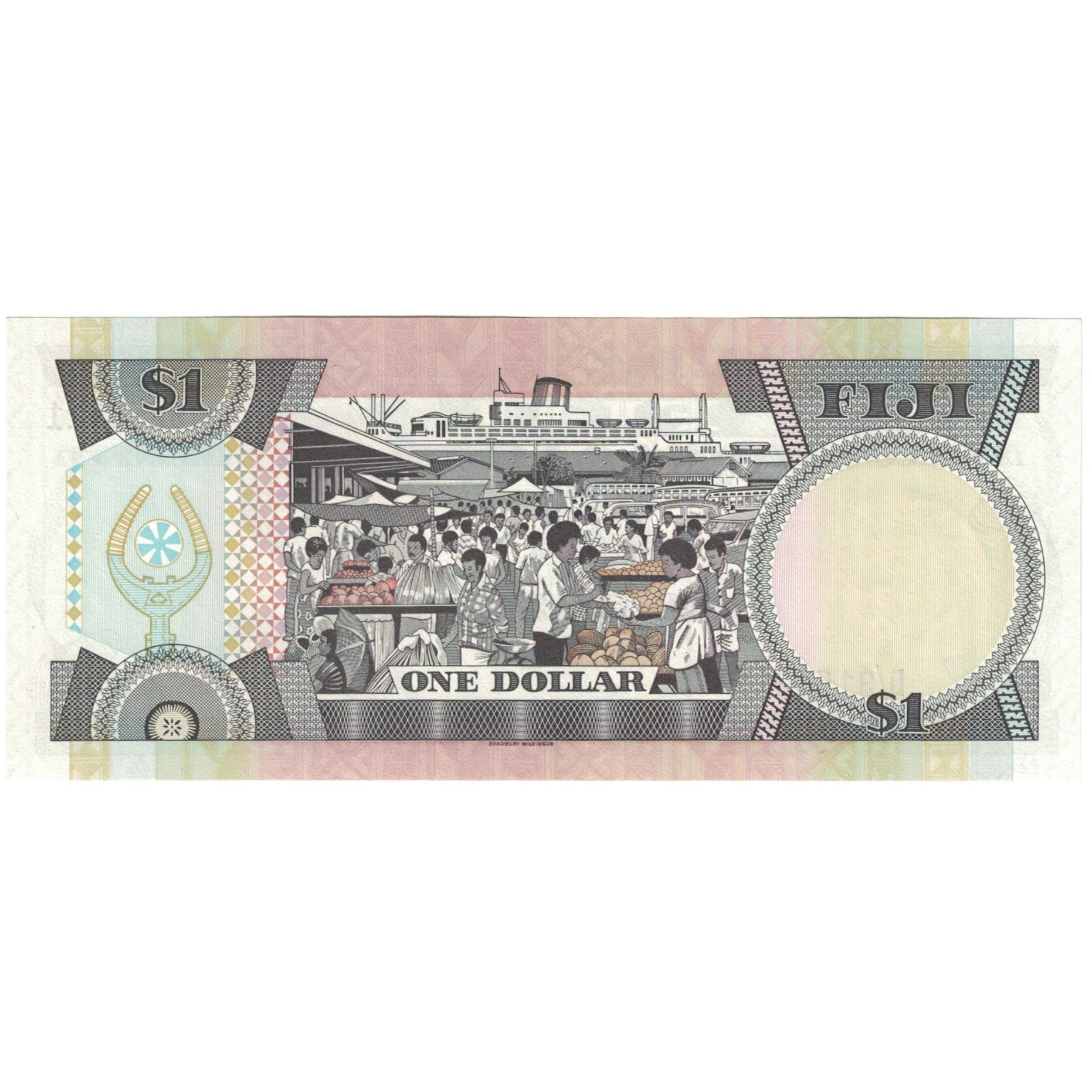 Banknote, Fiji, 1 Dollar, KM:86a, UNC(65-70)