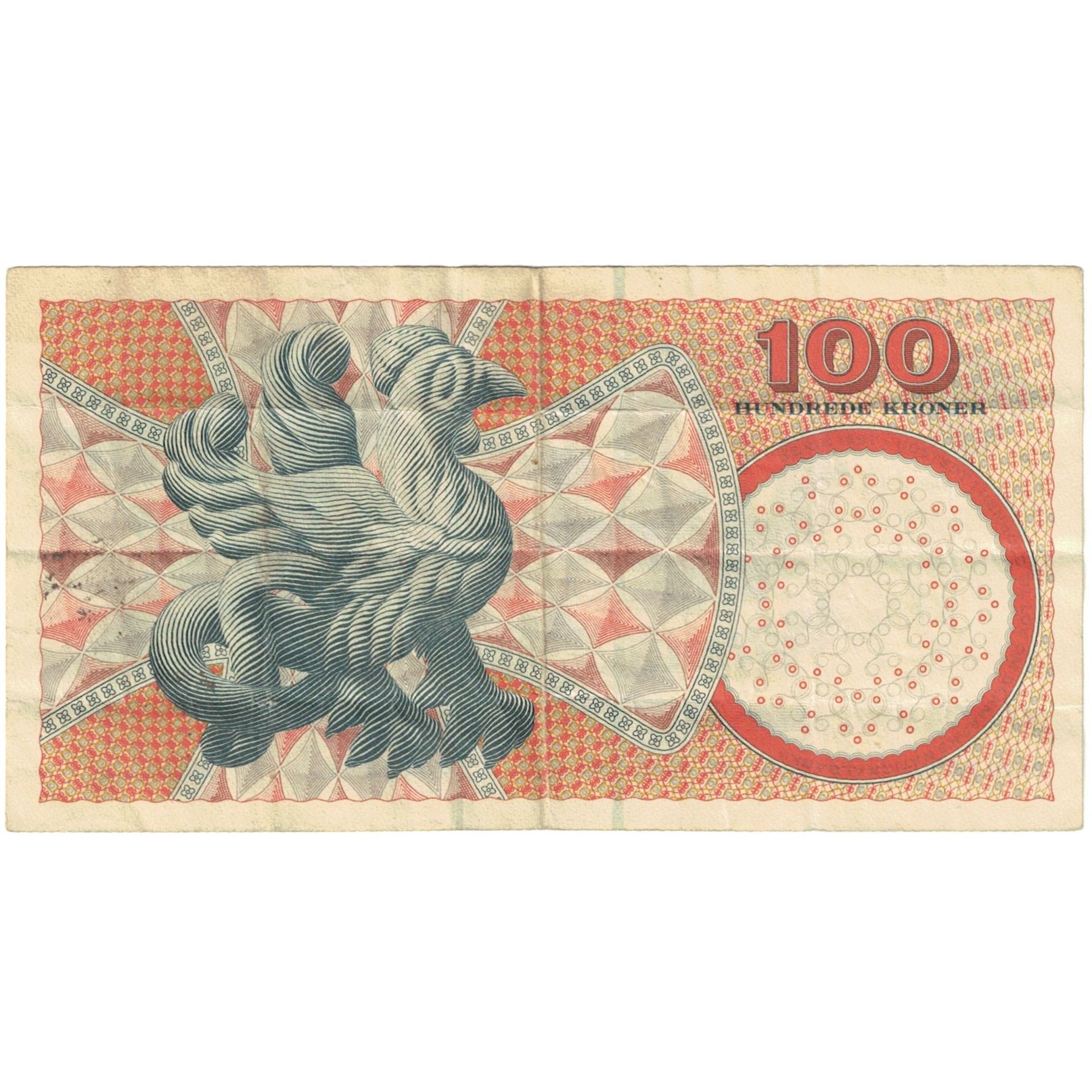 Geldschein, Dänemark, 100 Kroner, KM:56a, SS