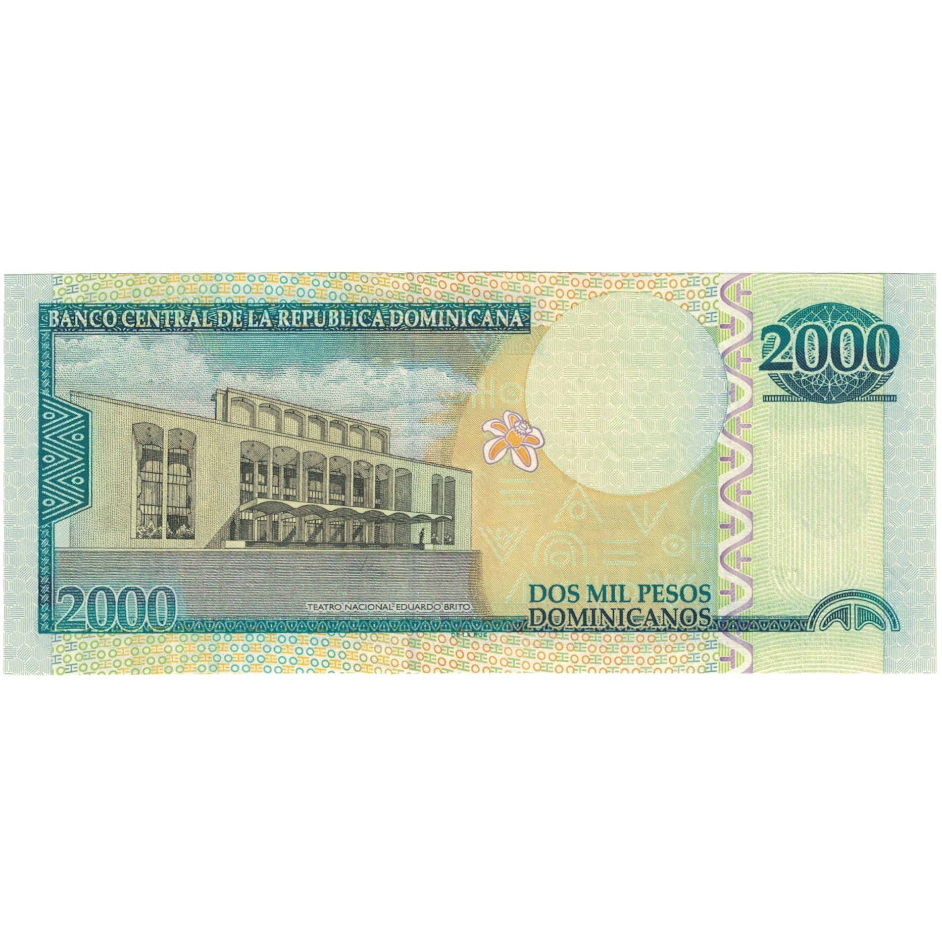 Billete, 2000 Pesos Dominicanos, 2011, República Dominicana, KM:187a, UNC