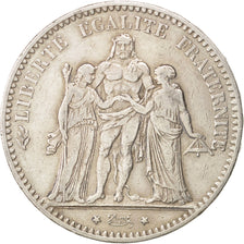 France, Hercule, 5 Francs, 1875, Paris, EF(40-45), Silver, KM:820.1
