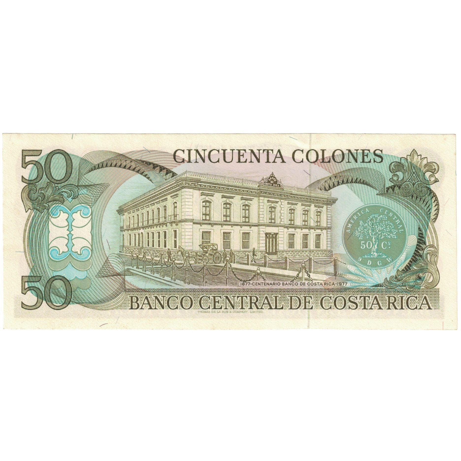 Banknote, Costa Rica, 50 Colones, 1985, 1985-03-20, KM:251b, UNC(65-70)