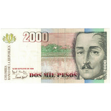 Banknote, Colombia, 2000 Pesos, 1999-10-12, KM:445e, UNC(65-70)
