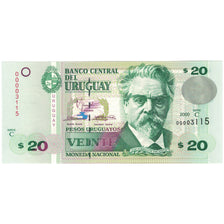 Billete, 20 Pesos Uruguayos, 1994, Uruguay, 1994, KM:74a, UNC