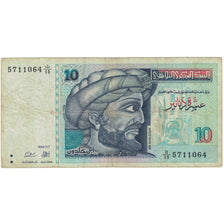 Biljet, Tunisië, 10 Dinars, 1994, 1994-11-07, KM:87, TTB