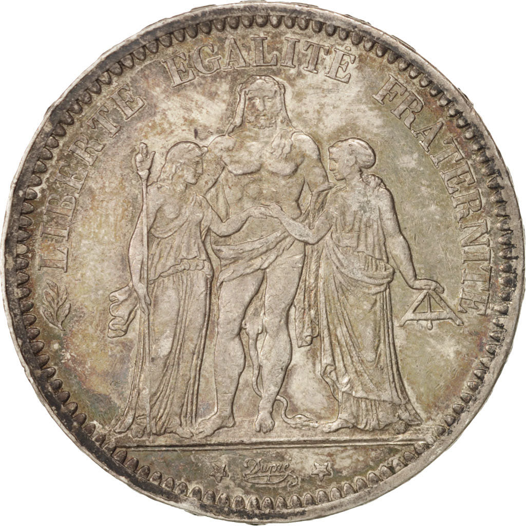 Coin, France, Hercule, 5 Francs, 1873, Paris, EF(40-45), Silver, KM:820.1