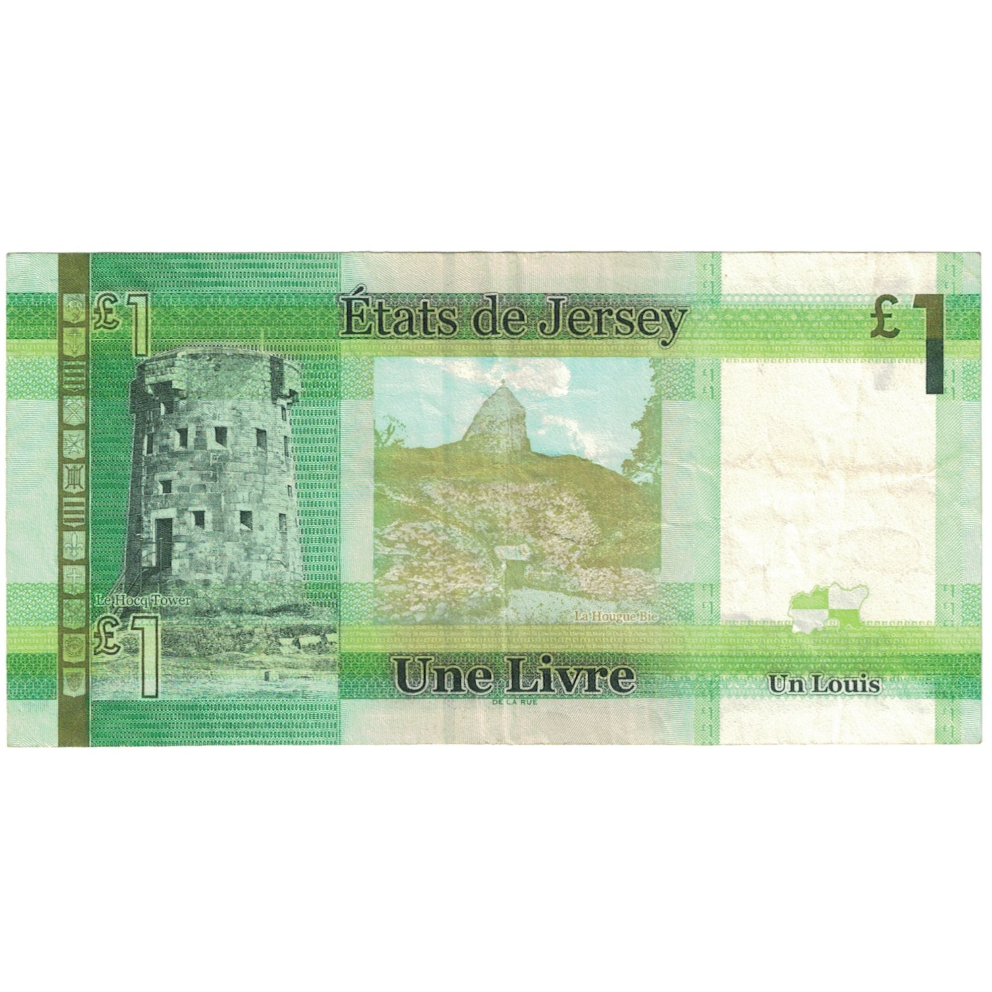 Banconote, Jersey, 1 Pound, KM:32a, BB