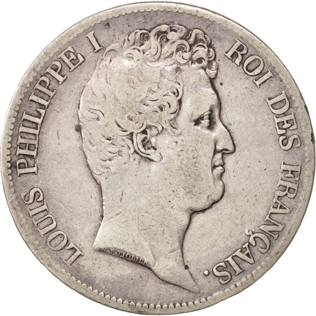 France, Louis-Philippe, 5 Francs, 1831, Lille, TB, Argent, KM:735.13, Gadoury676