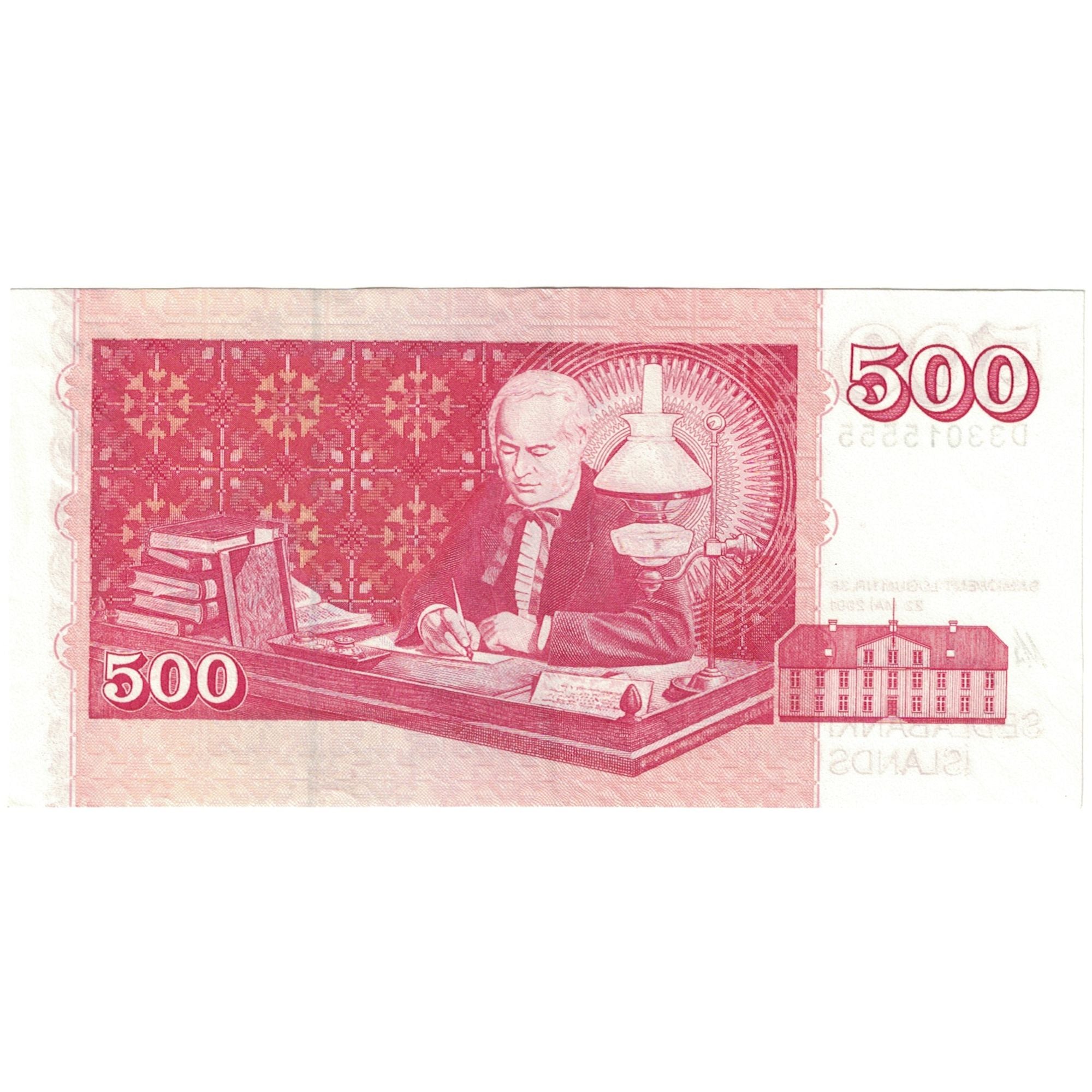Geldschein, Iceland, 500 Kronur, 2004, KM:58a, UNZ