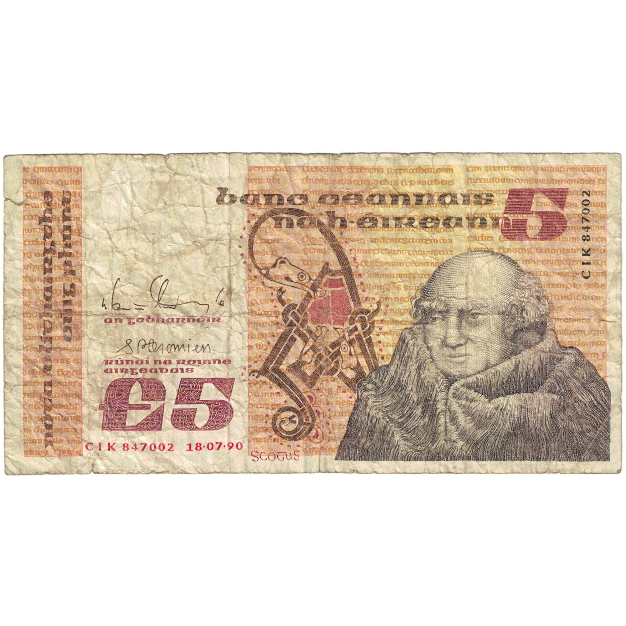Billet, République d'Irlande, 5 Pounds, 1979, 1979-05-10, KM:71c, TB