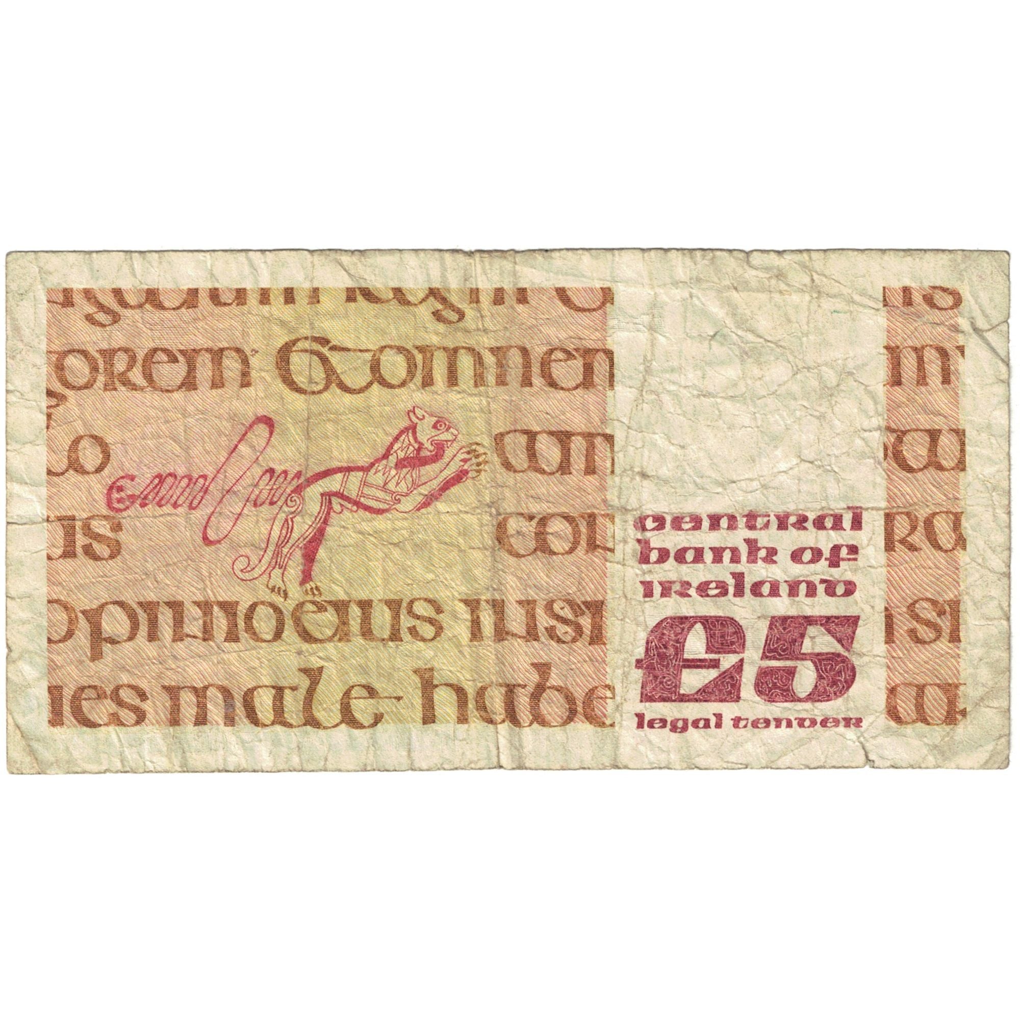 Billet, République d'Irlande, 5 Pounds, 1979, 1979-05-10, KM:71c, TB