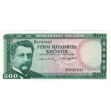 Banknote, Iceland, 500 Kronur, 1961, 1961-03-29, KM:45a, UNC(65-70)