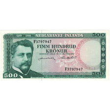 Banknote, Iceland, 500 Kronur, 1961, 1961-03-29, KM:45a, UNC(65-70)
