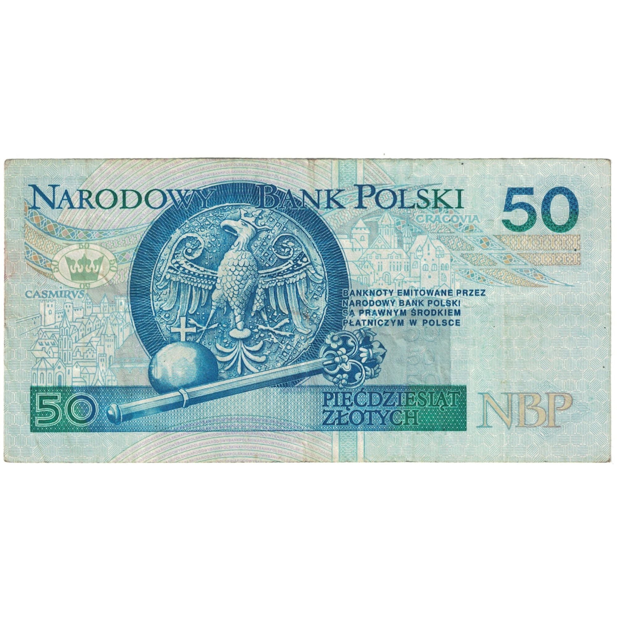 Banknote, Poland, 50 Zlotych, 1994, 1994-03-25, KM:175a, AU(55-58)