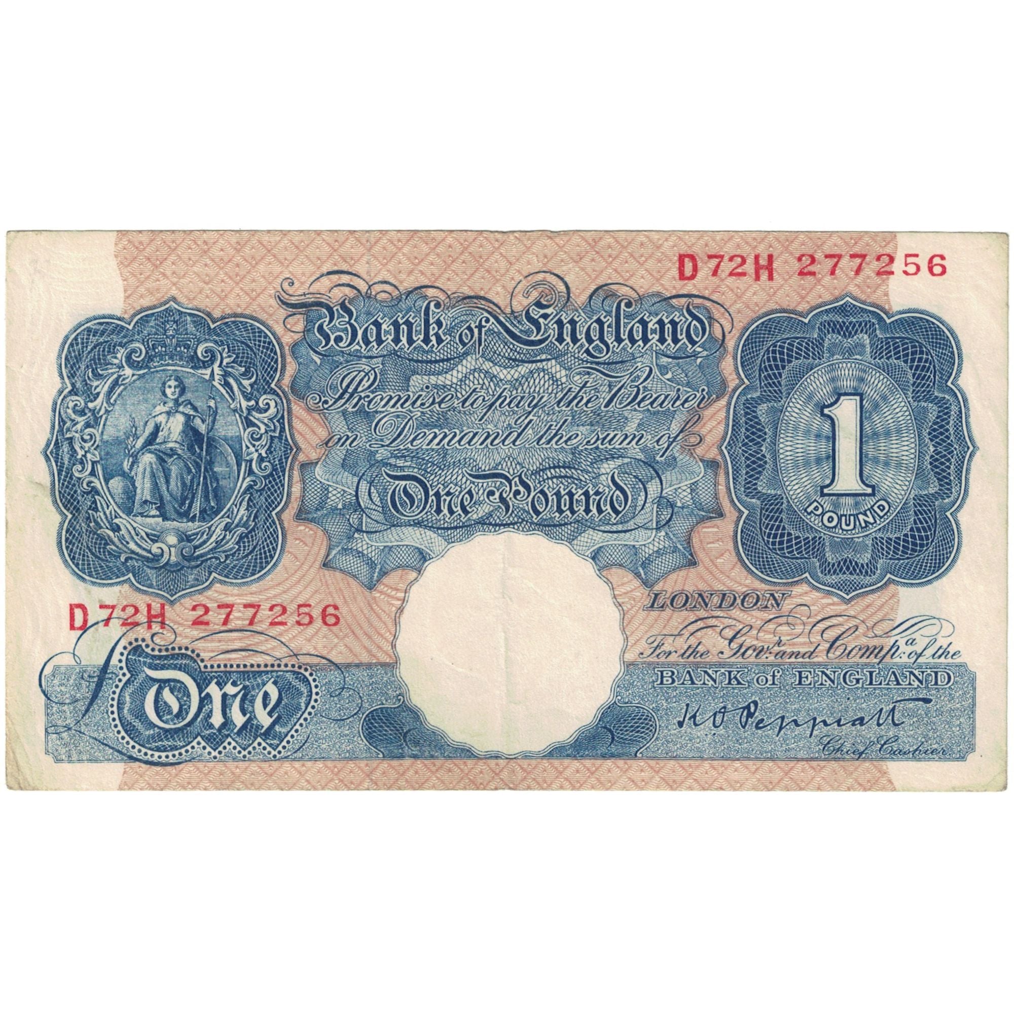 Banconote, Gran Bretagna, 1 Pound, 1940, KM:367a, BB+