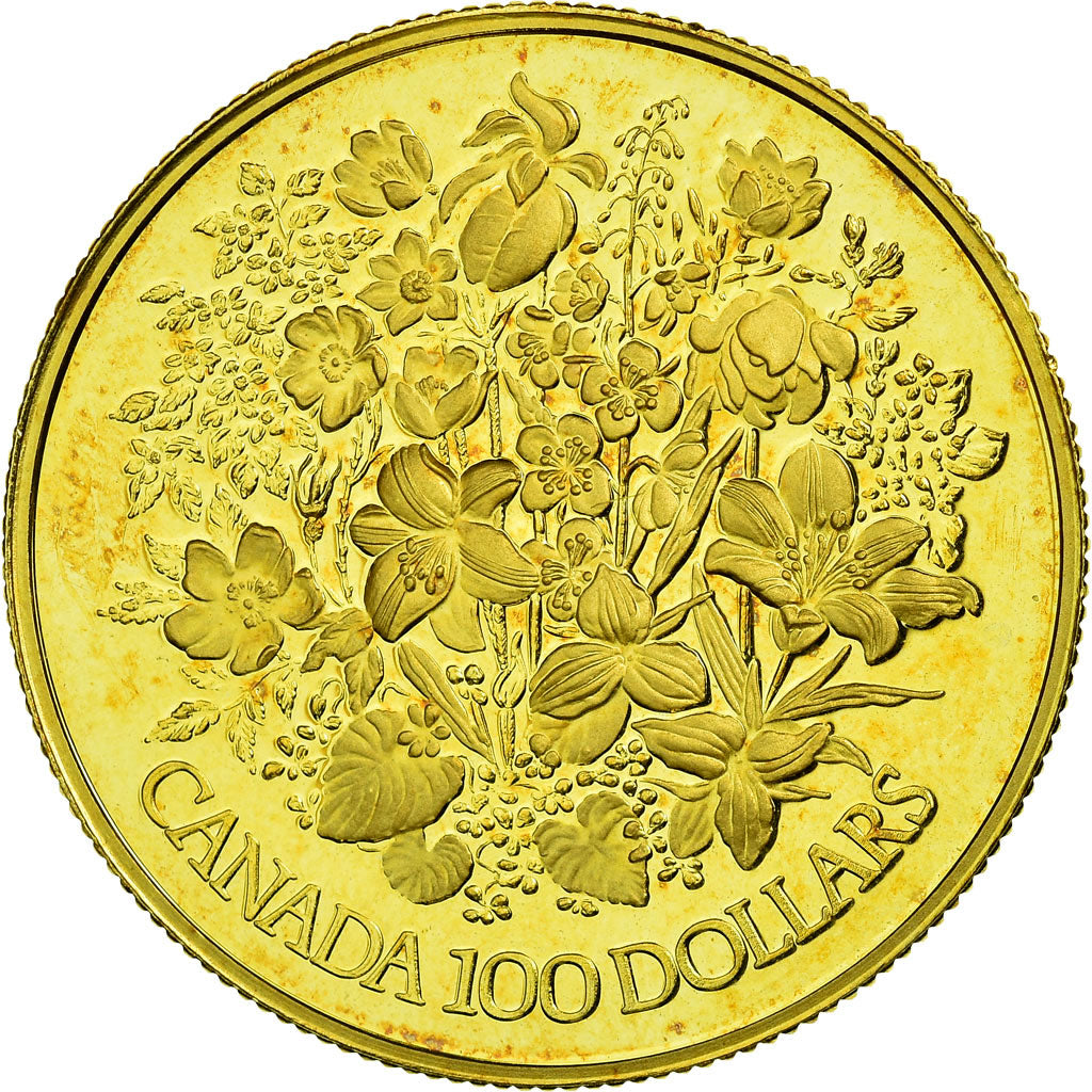 Coin, Canada, Elizabeth II, 100 Dollars, 1977, Royal Canadian Mint, Ottawa