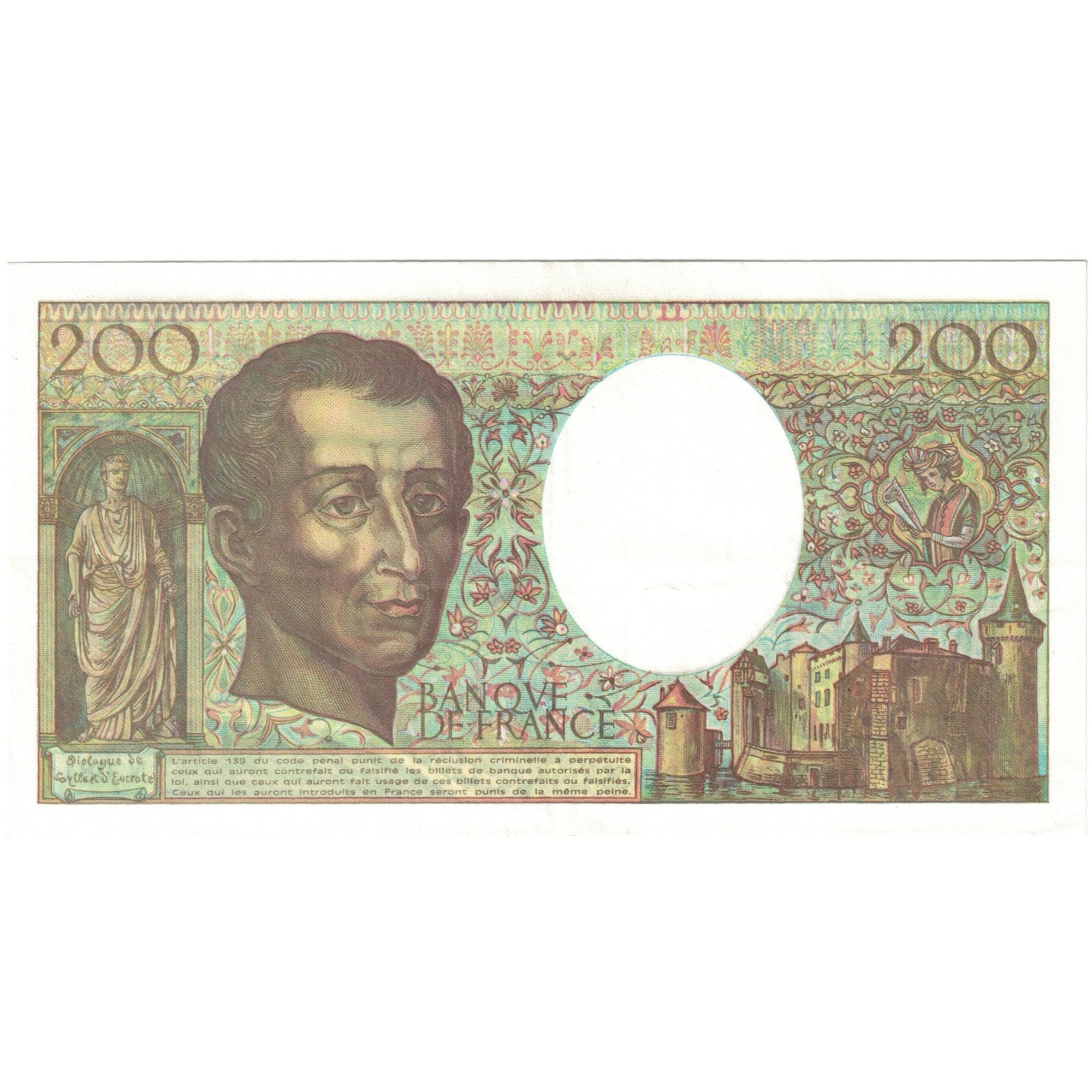 France, 200 Francs, 1990, 200400 N.081, NEUF, Fayette:70.10c, KM:155d