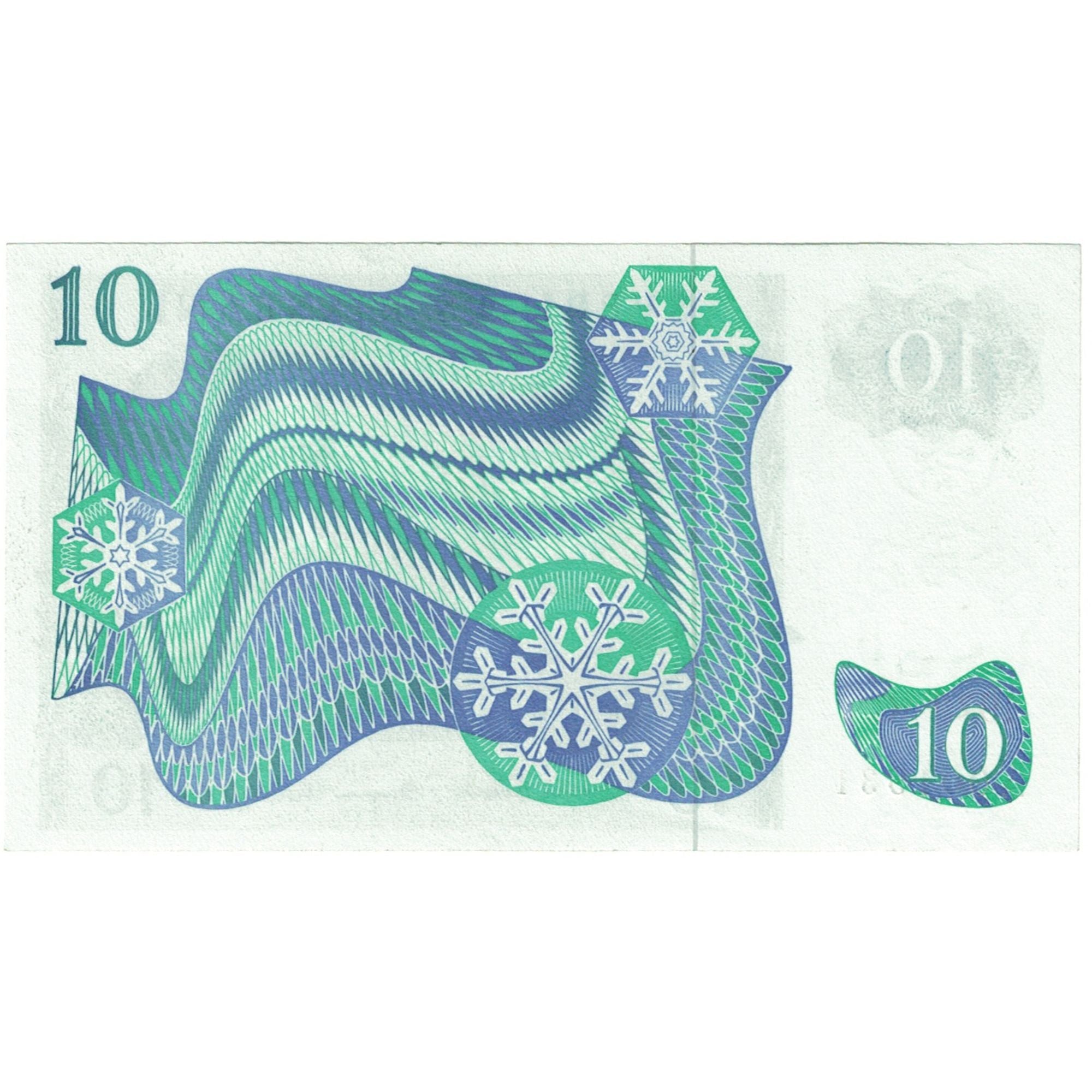 Billet, Suède, 10 Kronor, 1963-1990, KM:52d, NEUF