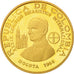 Colombia, 100 Pesos, Paul VI, 1968, MS(63), Gold, KM:231