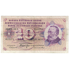 Banknote, Switzerland, 10 Franken, 1977, 1977-01-06, KM:45u, VF(20-25)