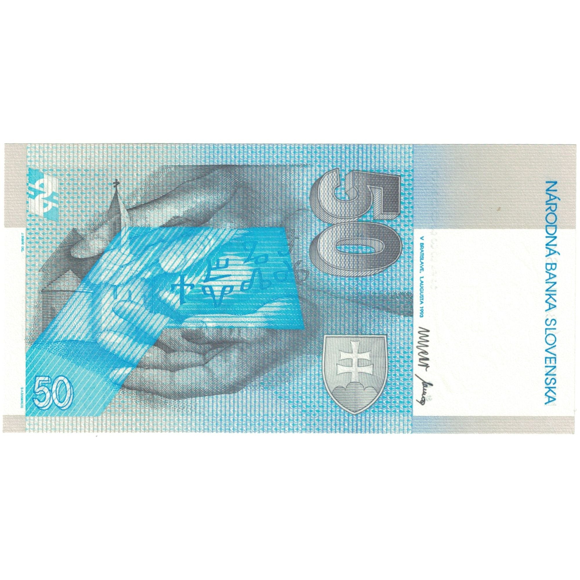 Banknote, Slovakia, 50 Korun, 1993, 1993-08-01, KM:21a, UNC(65-70)