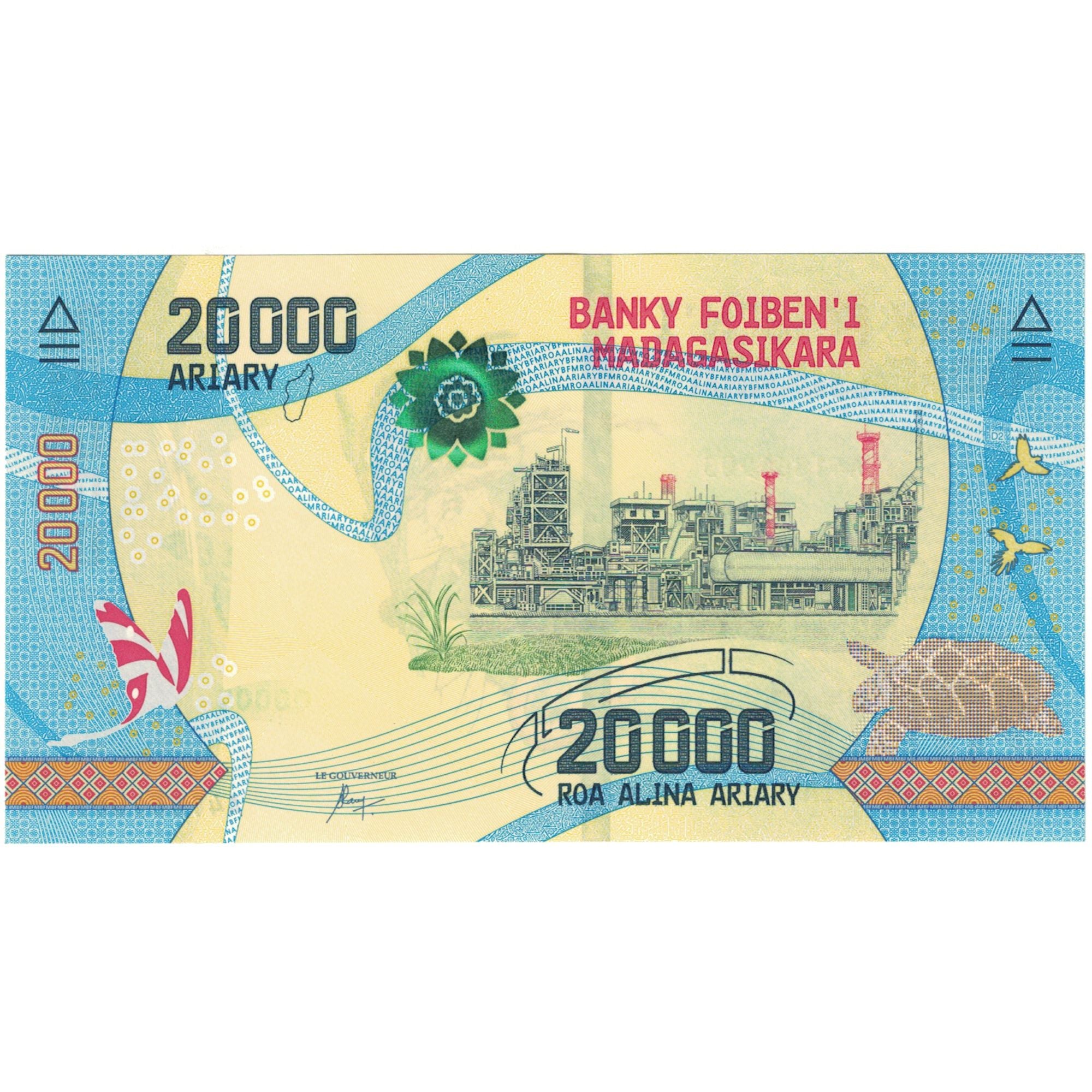 Billet, Madagascar, 20 000 Ariary, 2017, NEUF
