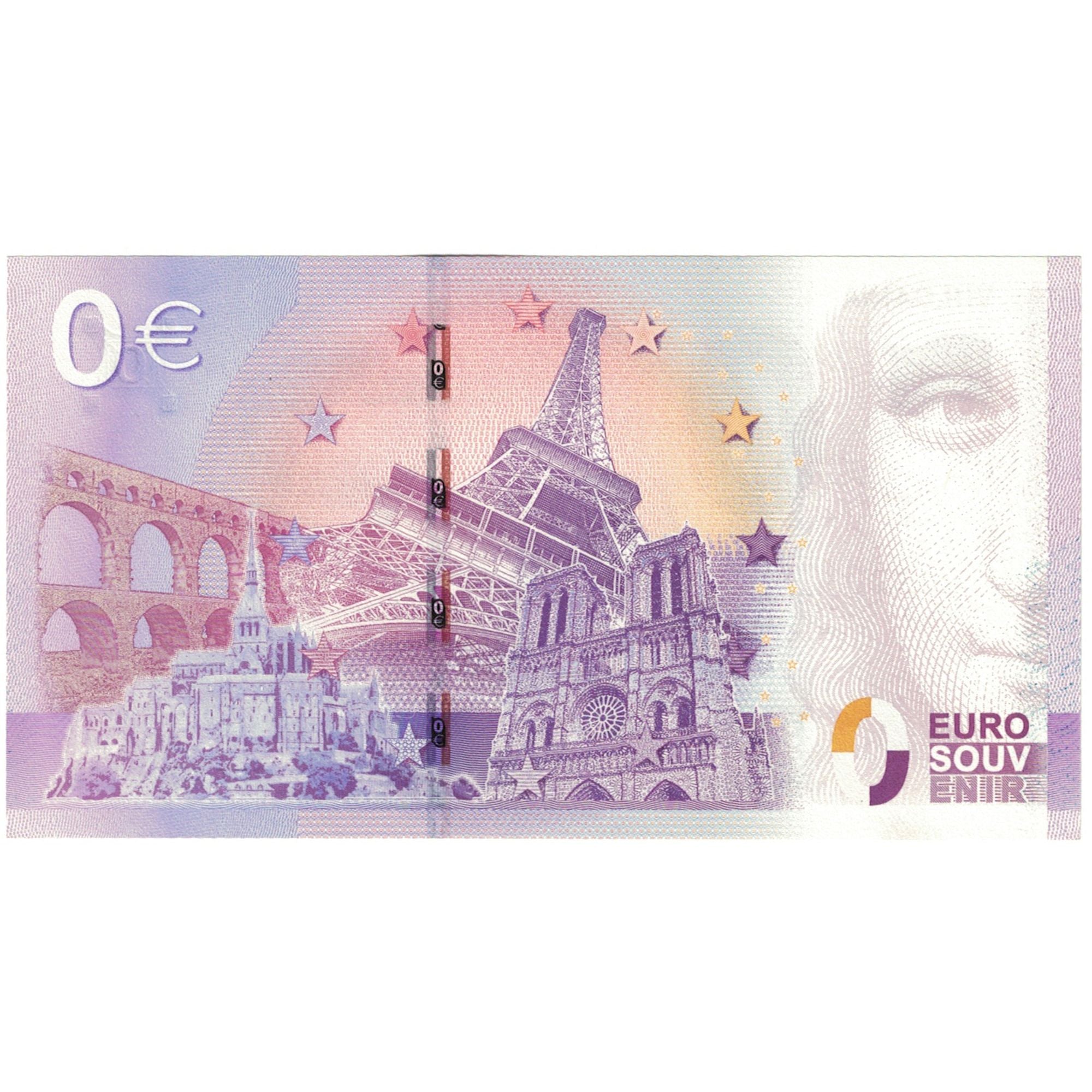 France, Tourist Banknote - 0 Euro, VULCANIA