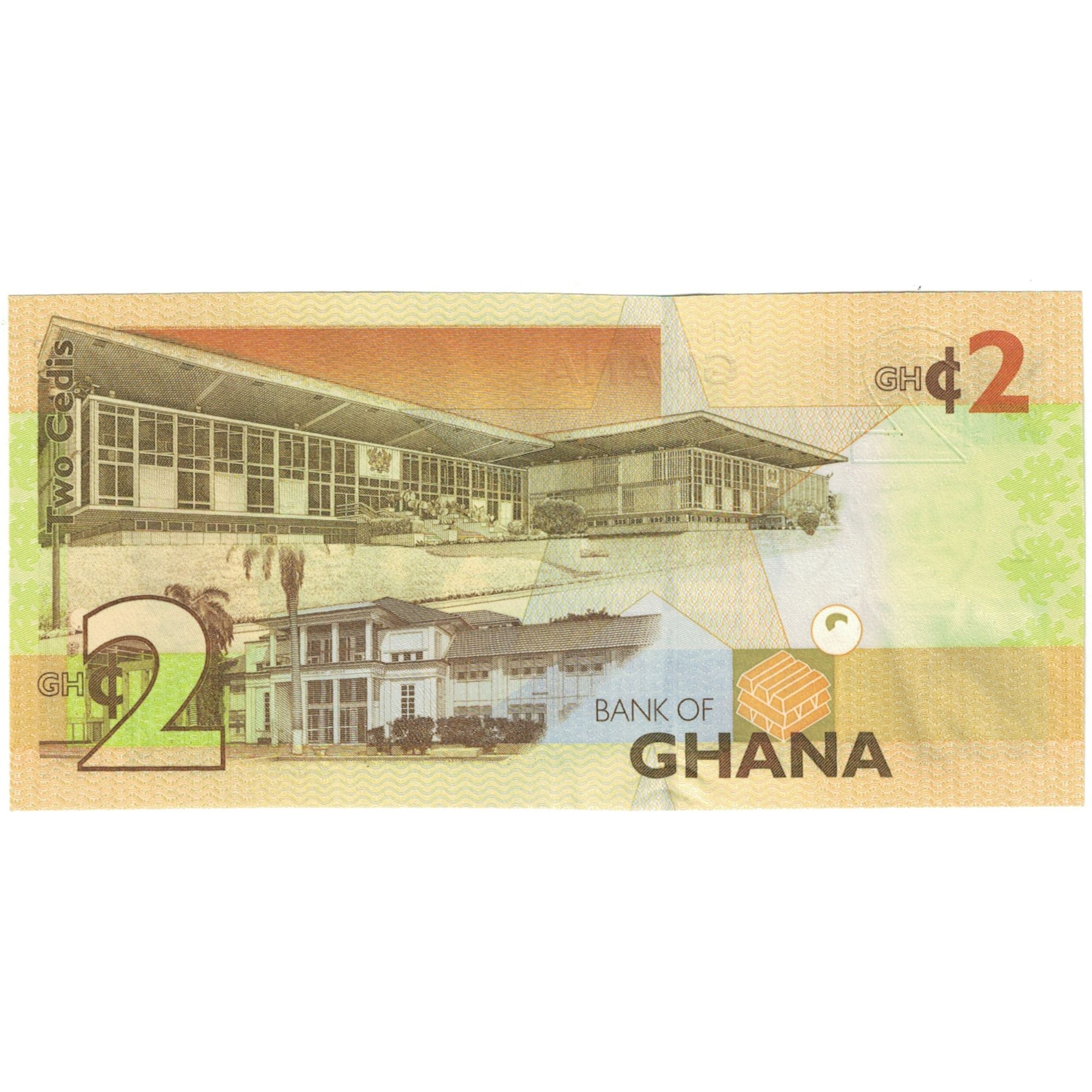 Banknote, Ghana, 2 Cedis, 2010-03-06, KM:37a, UNC(65-70)