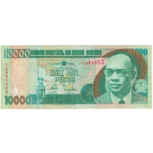 Banknote, Guinea-Bissau, 10,000 Pesos, 1990, 1990-03-01, KM:15b, VF(30-35)