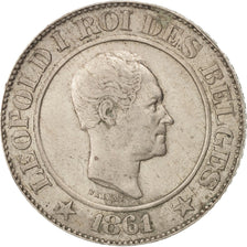 Monnaie, Belgique, Leopold I, 20 Centimes, 1861, TTB+, Copper-nickel, KM:20