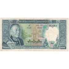 Biljet, Laos, 5000 Kip, KM:19a, TTB