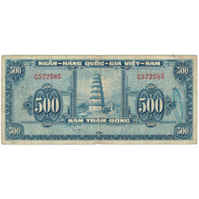 Banknote, South Viet Nam, 500 D<ox>ng, 1955, KM:10a, VF(20-25)