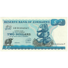 Geldschein, Simbabwe, 2 Dollars, 1994, KM:1c, UNZ