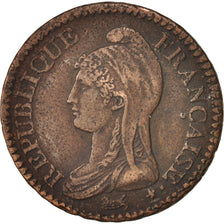 France, Dupré, 2 Décimes, 1795, Paris, TTB, Bronze, KM:638.1, Gadoury:300