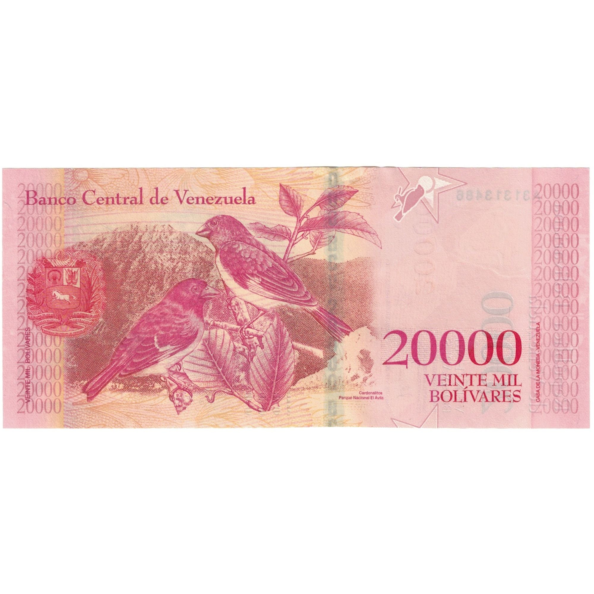 Banknote, Venezuela, 20,000 Bolívares, 2016, 2016-08-18, UNC(65-70)