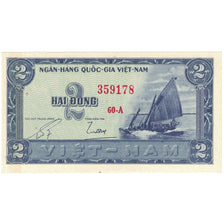 Banknote, South Viet Nam, 2 D<ox>ng, KM:12a, AU(55-58)