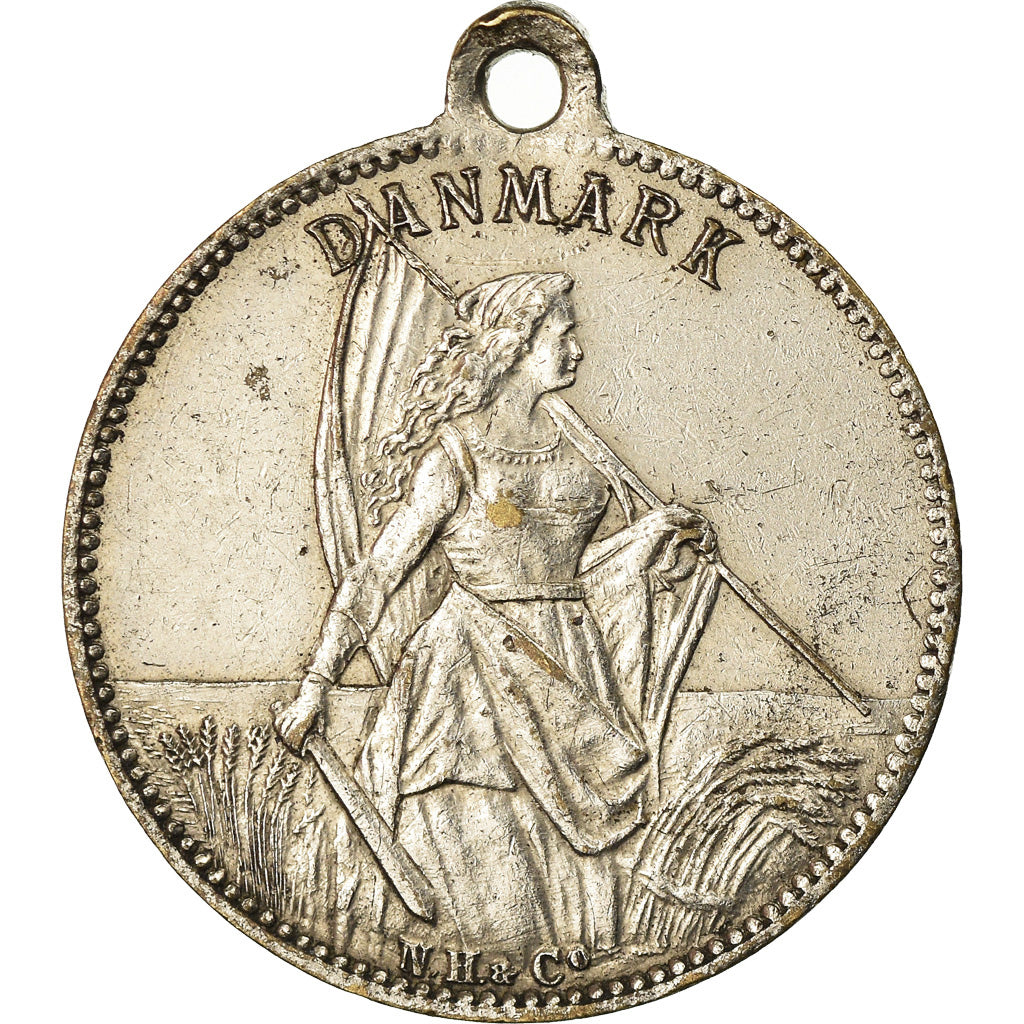 Denmark, Medal, Vordingborg Udstillingen, EF(40-45), Silvered bronze