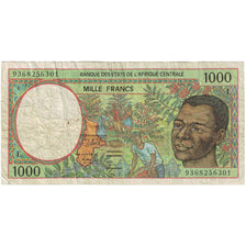 Banknote, Central African States, 1000 Francs, 1994, KM:102Cb, EF(40-45)