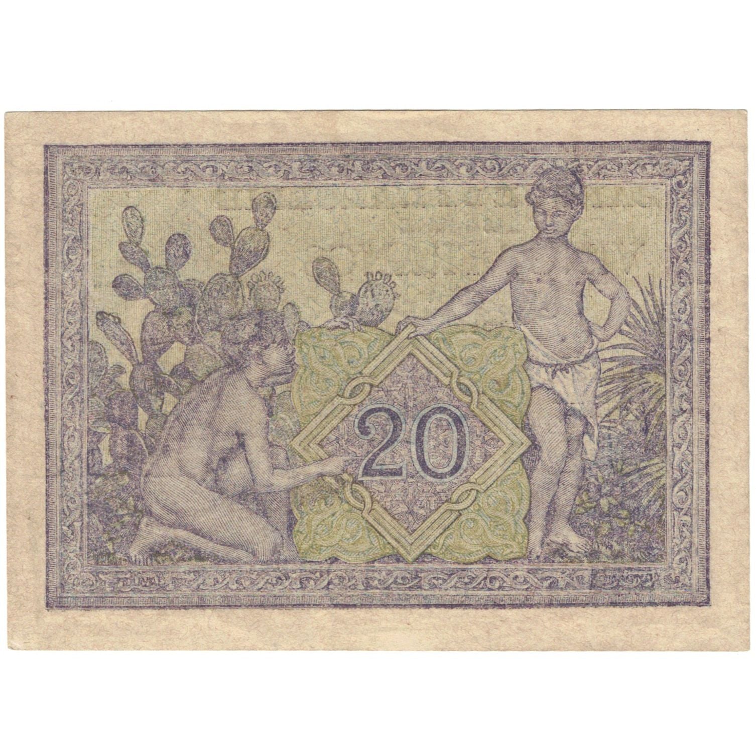 Billet, Algérie, 20 Francs, 1944, 1944-03-28, KM:92a, TTB+