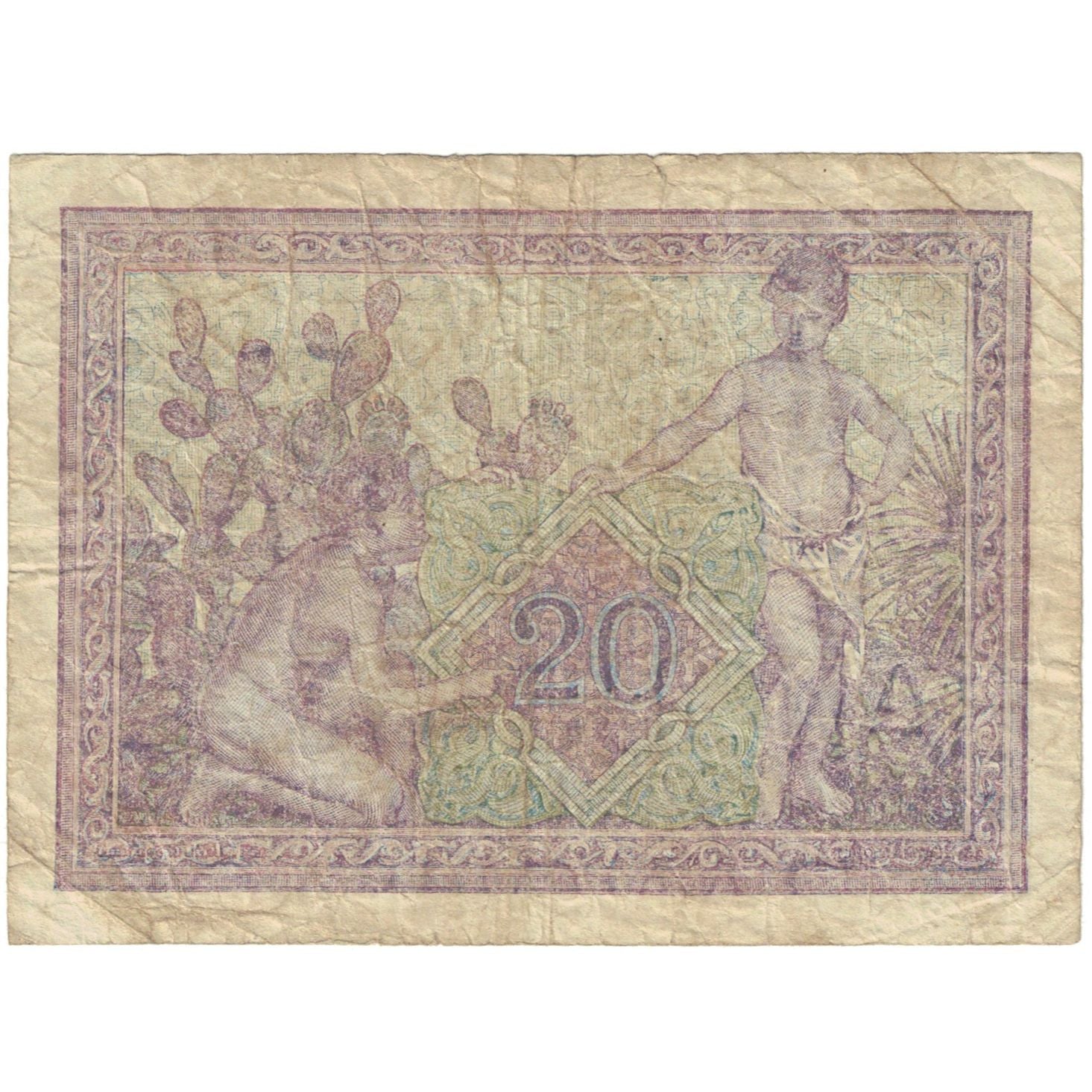 Billet, Algérie, 20 Francs, 1945, 1945-05-07, KM:92b, TB